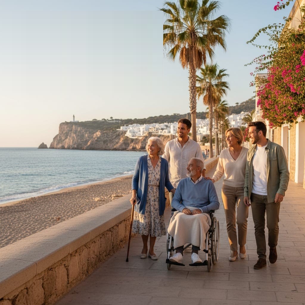 Vacanza in famiglia con un genitore che cammina poco: come viverla tutti insieme in Riviera